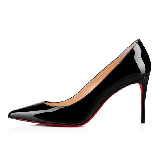 Christian Louboutin Kate 85mm Patent Leather Pumps Black Women