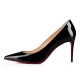 Christian Louboutin Kate 85mm Patent Leather Pumps Black Women