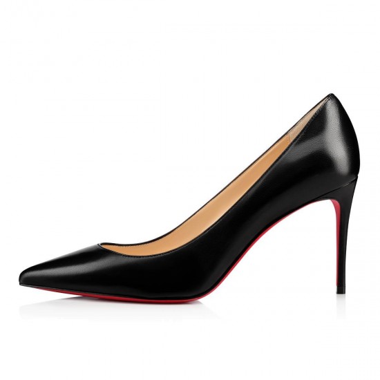 Christian Louboutin Kate 85mm Nappa Shiny Pumps Black Women