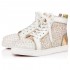 Christian Louboutin Lou Spikes Glitter High Top Sneakers Version Multi Women