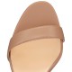 Christian Louboutin Loubi Queen 120mm Nappa Sandals Nude Women