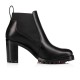 Christian Louboutin Marchacroche 70mm Leather Chelsea Boots Black Women