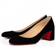 Christian Louboutin Miss Sab 55mm Veau Velours Pumps Black Women