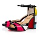 Christian Louboutin Mondiri 100mm Patent Leather Sandals Multi Women