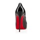 Christian Louboutin New Very Prive 120mm Patent Leather Peep Toe Pumps Black Women