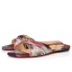 Christian Louboutin Nicol Is Back Crepe Satin/Satin/Lurex Slides Pink Women