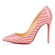 Christian Louboutin Pigalle Follies 100mm Patent Leather Pumps Orange Women