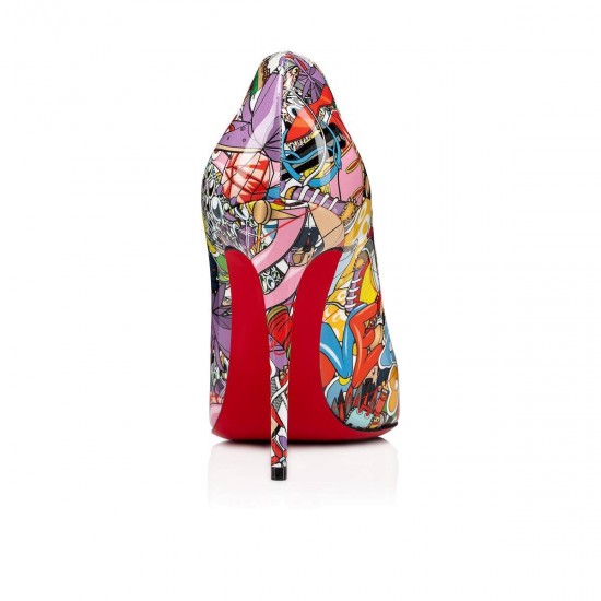 Christian Louboutin Pigalle Follies 100mm Patent Leather Pumps Multi Women