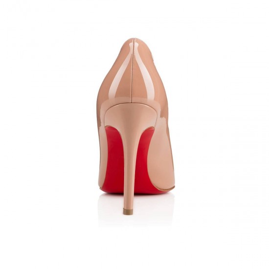 Christian Louboutin Pigalle 100mm Patent Leather Pumps Nude Women