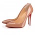 Christian Louboutin Pigalle Follies 100mm Patent Leather Pumps Nude Women