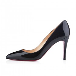 Christian Louboutin Pigalle 85mm Patent Leather Pumps Black Women