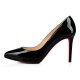 Christian Louboutin Pigalle Plato 100mm Patent Leather Pumps Black Women