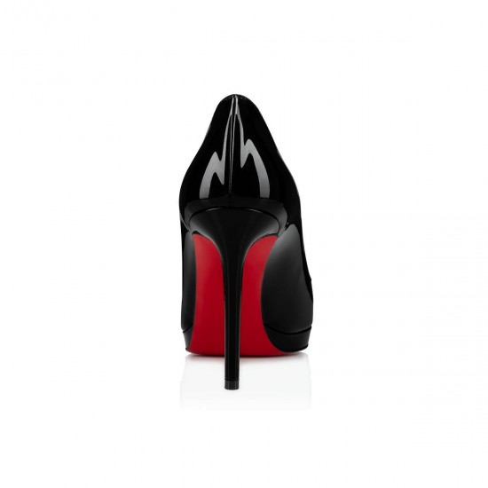 Christian Louboutin Pigalle Plato 100mm Patent Leather Pumps Black Women