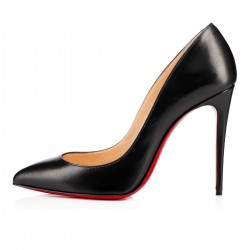 Christian Louboutin Pigalle Follies 100mm Leather Pumps Black Women