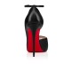 Christian Louboutin Round Chick Alta 120mm Nappa Peep Toe Pumps Black Women