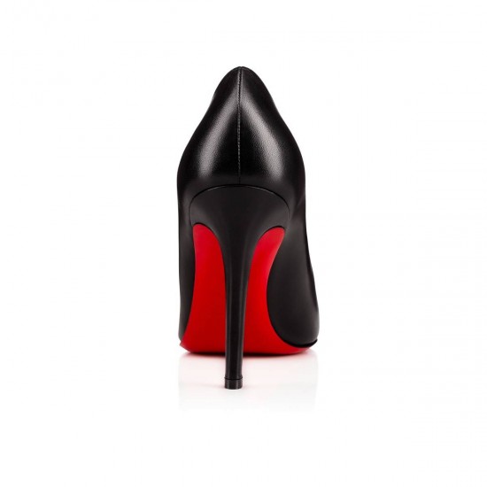 Christian Louboutin Simple Pump 100mm Leather Pumps Black Women