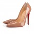 Christian Louboutin So Kate 120mm Patent Leather Pumps Nude Women