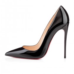 Christian Louboutin So Kate 120mm Patent Leather Pumps Black Women