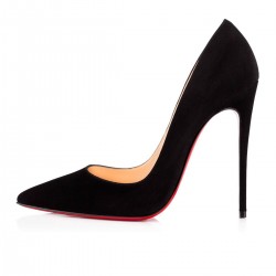 Christian Louboutin So Kate 120mm Suede Pumps Black Women