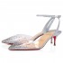 Christian Louboutin Spikaqueen 55mm Pvc Sandals Version Jeans Women