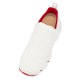 Christian Louboutin Spike Sock Donna 30mm Neoprene Low Top Sneakers White/Snow Mat Women