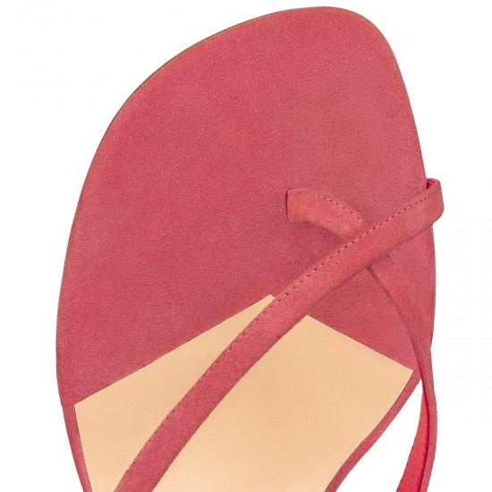 Christian Louboutin Taralita 55mm Veau Velours Sandals Pink Women