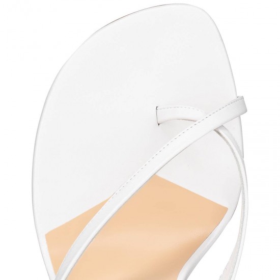 Christian Louboutin Taralita 85mm Kid Sandals White Women