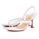 Christian Louboutin Taralita 85mm Kid Sandals White Women