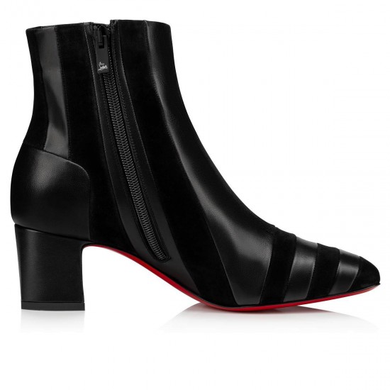 Christian Louboutin The Joker Donna 55mm Suede Ankle Boots Black Women