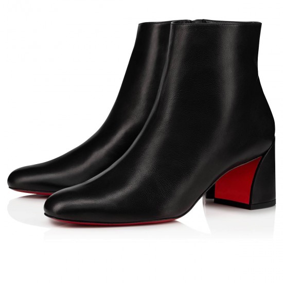 Christian Louboutin Turela 55mm Calf Ankle Boots Black Women