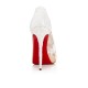 Christian Louboutin Very Lace 120mm Dentelle Lace Peep Toe Pumps Off White Women