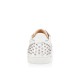 Christian Louboutin Vieira 2 Calf Low Top Sneakers White/Silver Women