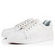 Christian Louboutin Vieira Orlato Lace Low Top Sneakers White Women